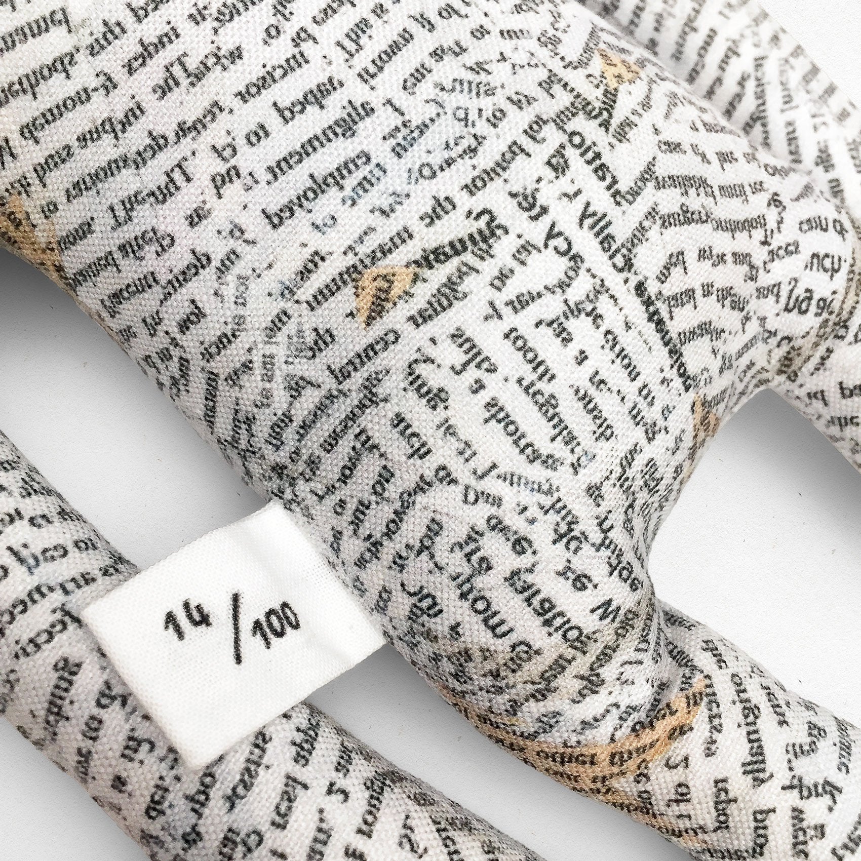 Alphonse - Papercut Monsters - Handmade Stuffed Toy