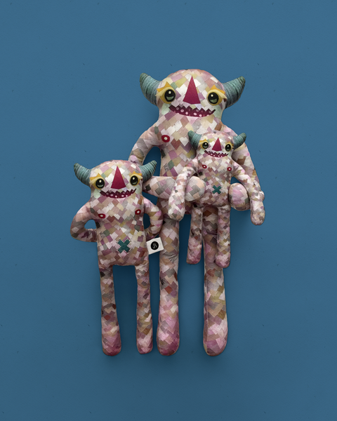 Anderson - Papercut Monsters - Handmade Stuffed Toy