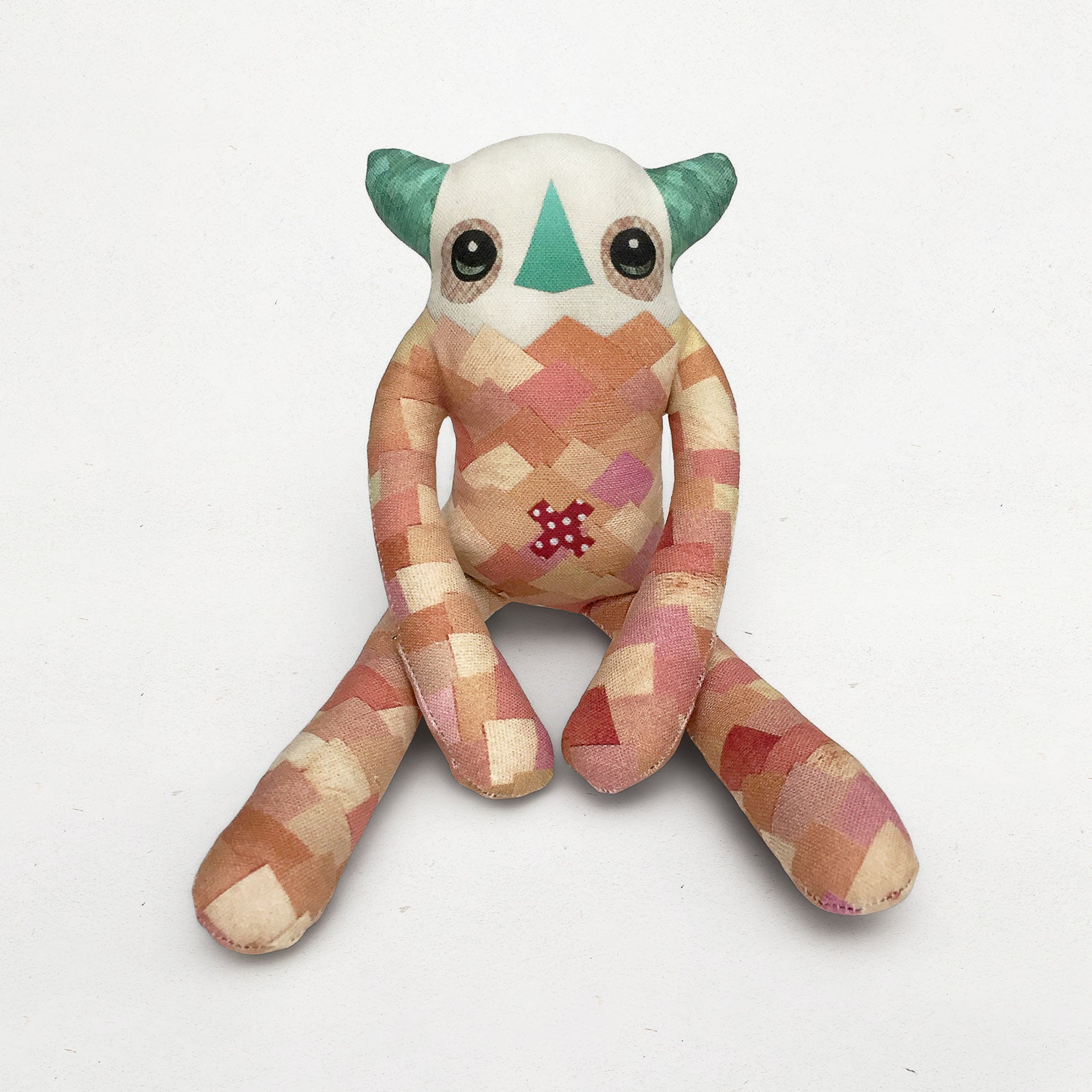 Emmett - Papercut Monsters - Handmade Stuffed Toy