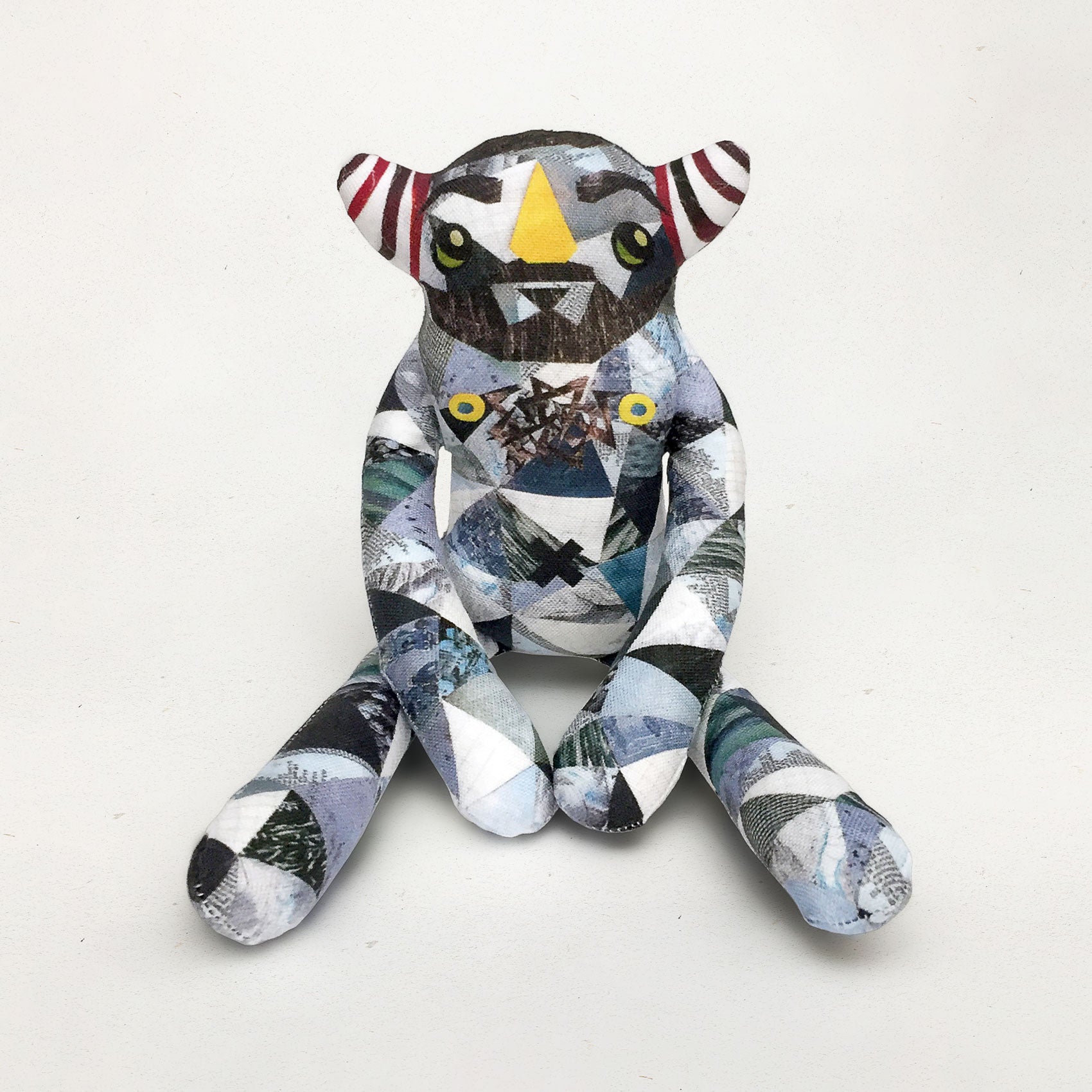 Luke - Papercut Monsters - Handmade Stuffed Toy 