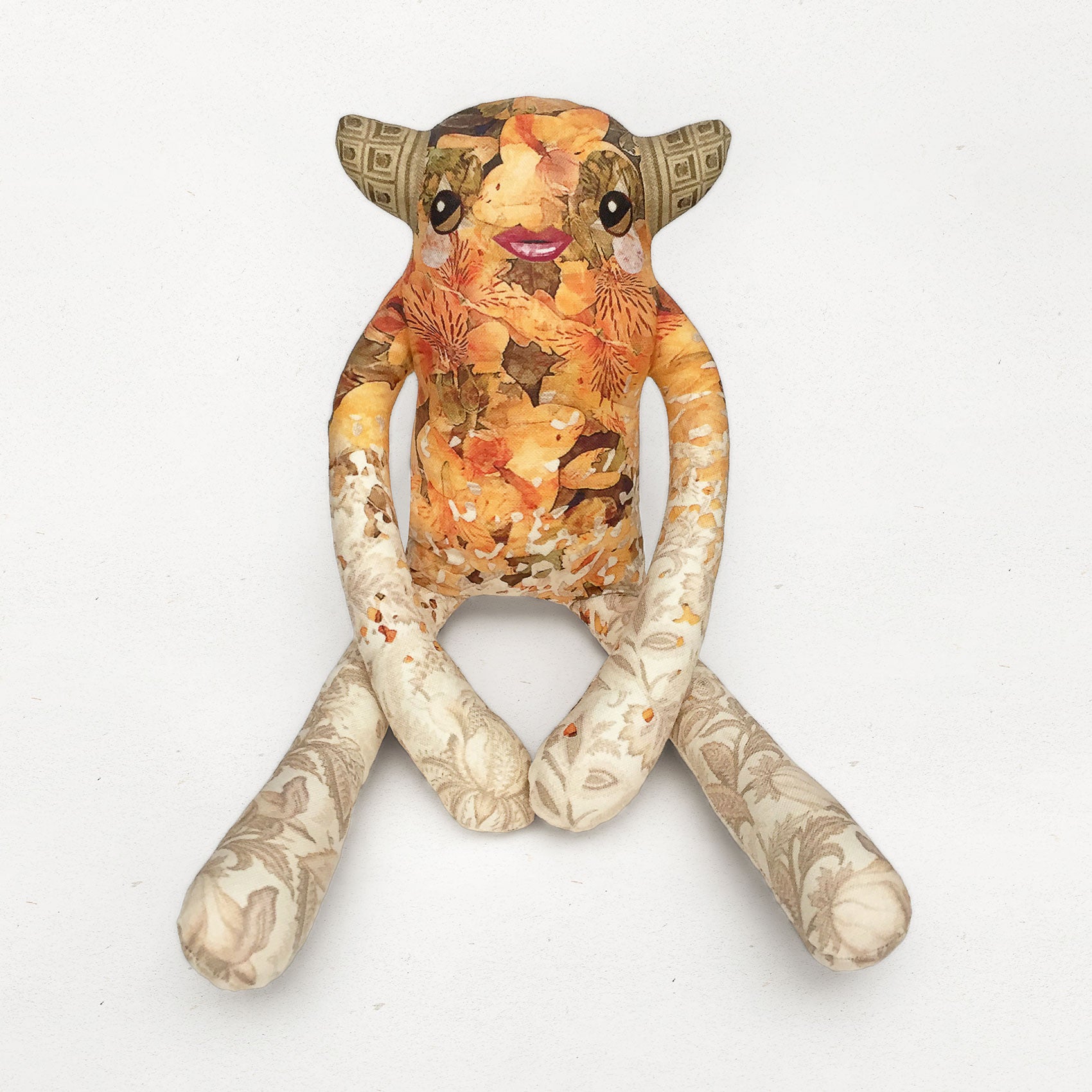 Lyla - Papercut Monsters - Handmade Stuffed Toy