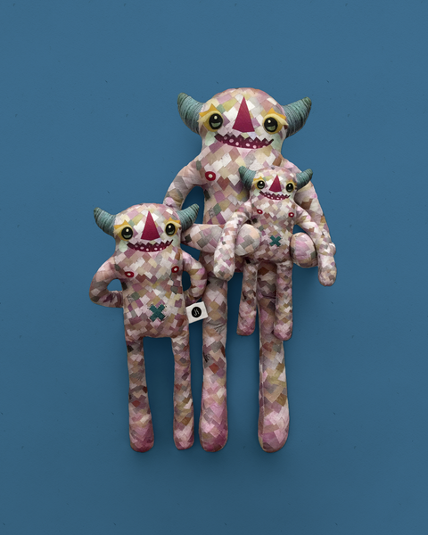 Anderson - Papercut Monsters - Handmade Stuffed Toy 