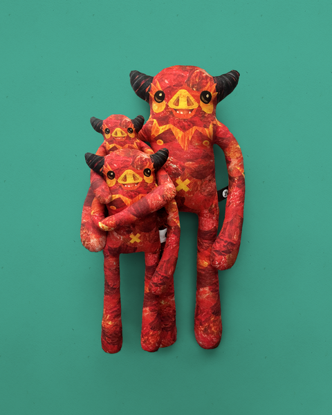 Carver - Papercut Monsters - Handmade Stuffed Toy 