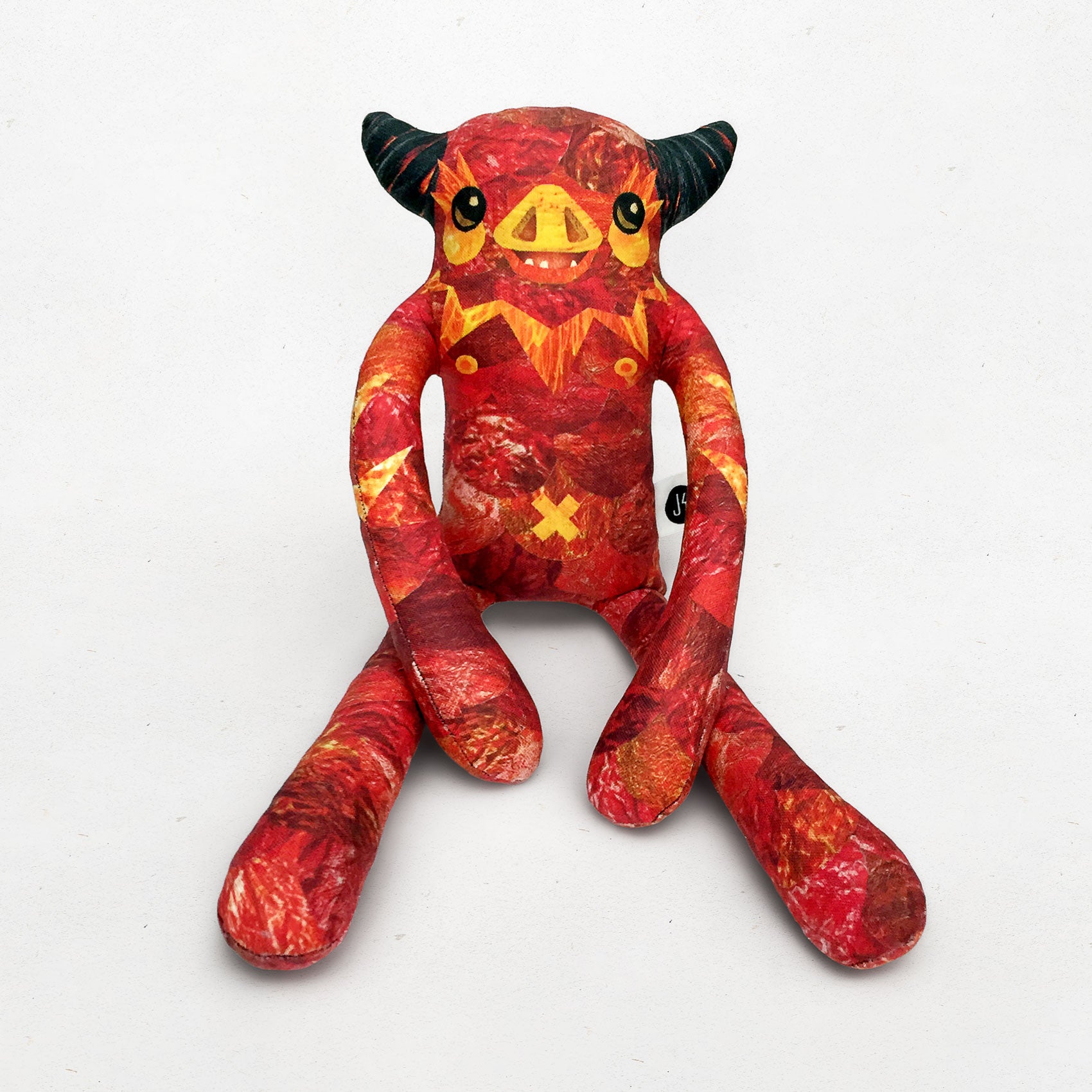 Carver - Papercut Monsters - Handmade Stuffed Toy 