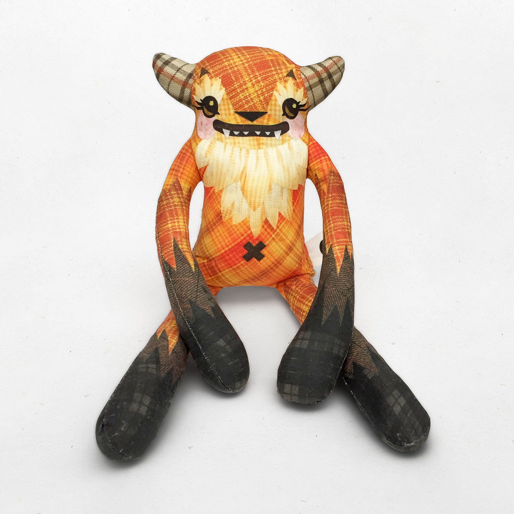 Felicity - Papercut Monsters - Handmade Stuffed Toy 