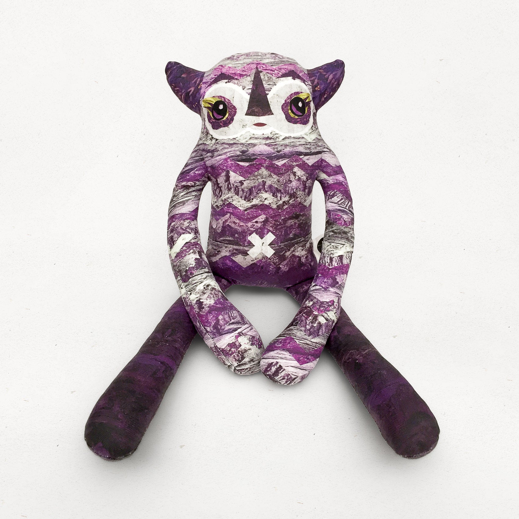 Ophelia - Papercut Monsters - Handmade Stuffed Toy 